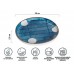 Тарелка-блюдо керамическая, 20х20х2.5 см, серия BLUE MARINE, PERFECTO LINEA