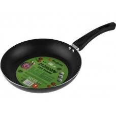 Сковорода ф 26х4.5 см, штамп., алюм., антиприг. покр., серия STARCOOK, черная, PERFECTO LINEA