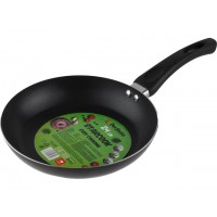 Сковорода ф 24х4.3 см, штамп., алюм., антиприг. покр., серия STARCOOK, черная, PERFECTO LINEA