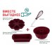 Набор для выпечки силиконовый, 4 предмета, BURGUNDY, PERFECTO LINEA